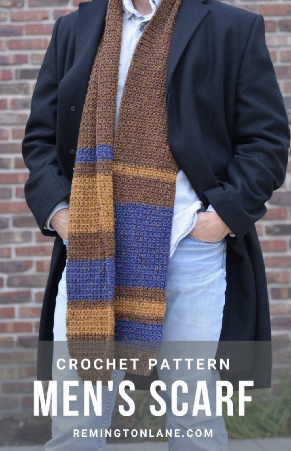 Free Men's Crochet Scarf Pattern FREE CROCHET PATTERN — Craftorator