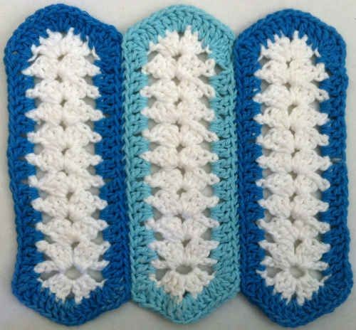 Crochet Shell Mile-A-Minute Dishcloth