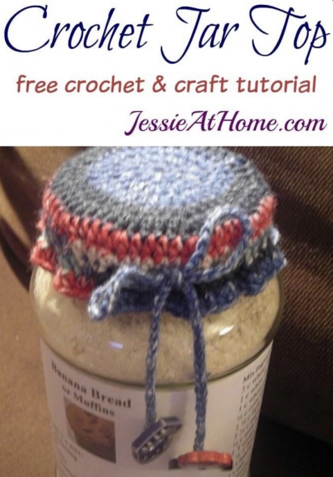 Crochet Jar Tops (Free Pattern)