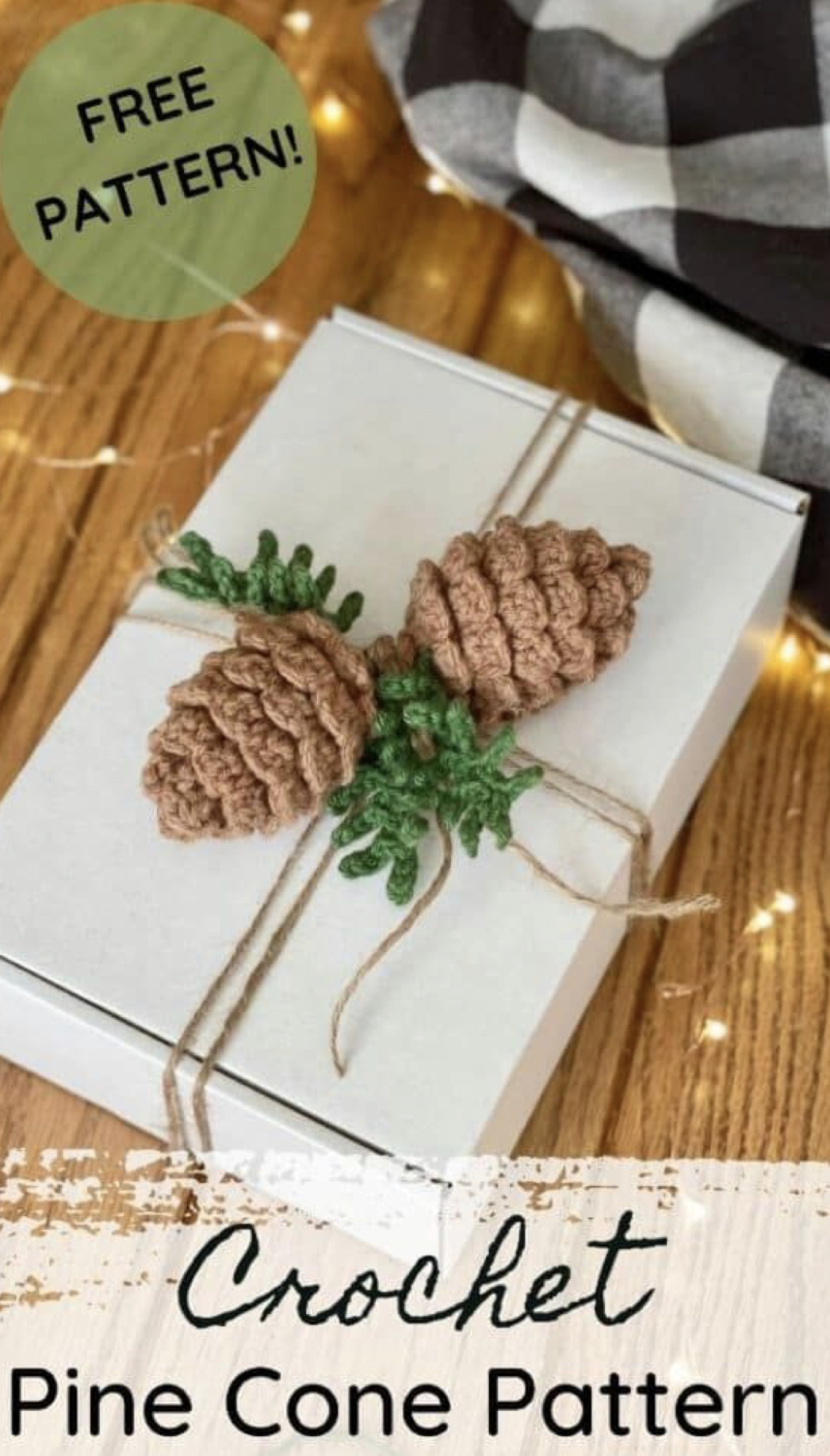 Crochet Pine Cone (Free Pattern) FREE CROCHET PATTERN — Craftorator