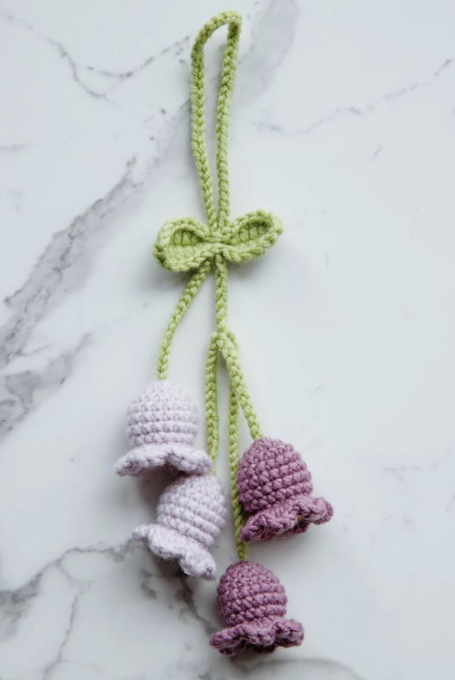 Crochet Lily Of Valley Car Hanging FREE CROCHET PATTERN — Craftorator