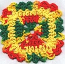 Crochet Beautiful Square Coaster