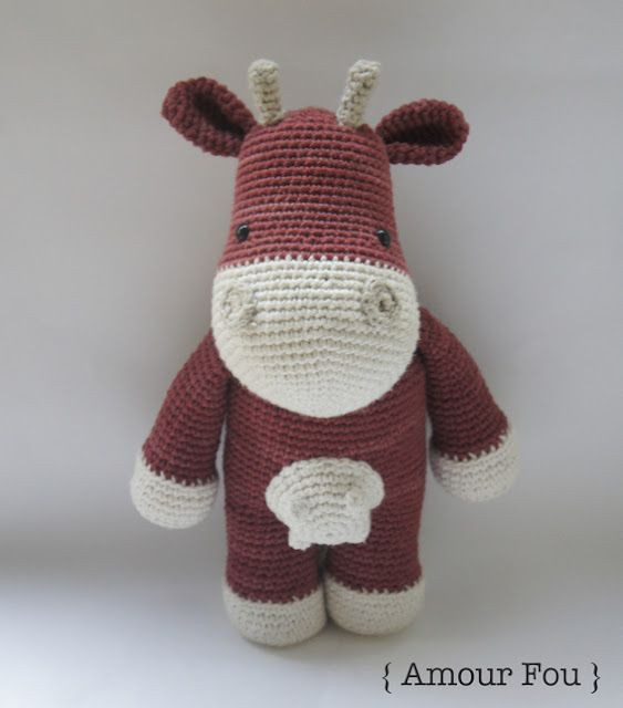 Crochet Angus The Cow