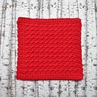 Crochet Shifting Sands Dishcloth