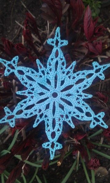 Crochet Evening Snowflake