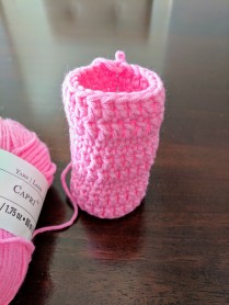 Crochet The “Little Bit Fancy” Beverage Coozie