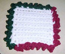 Crochet Tri Color Coaster