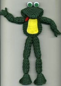 Crochet Frog Fridgie