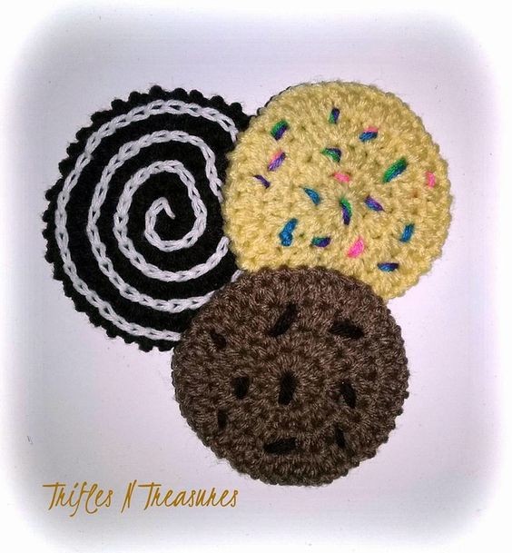 Crochet Cookie Coasters