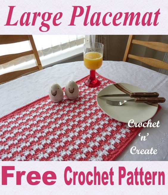 Crochet Large Placemat