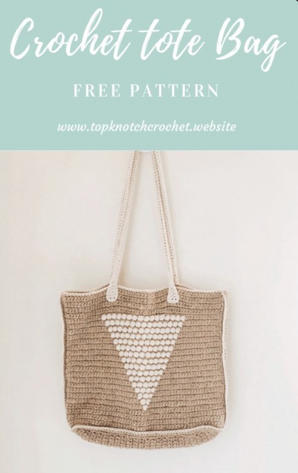 Straw Crochet Tote Bag