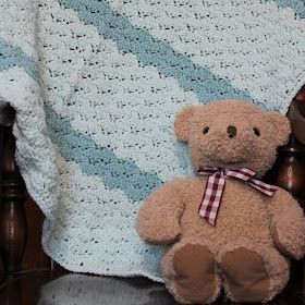 Crochet Shell Stitch Baby Blanket