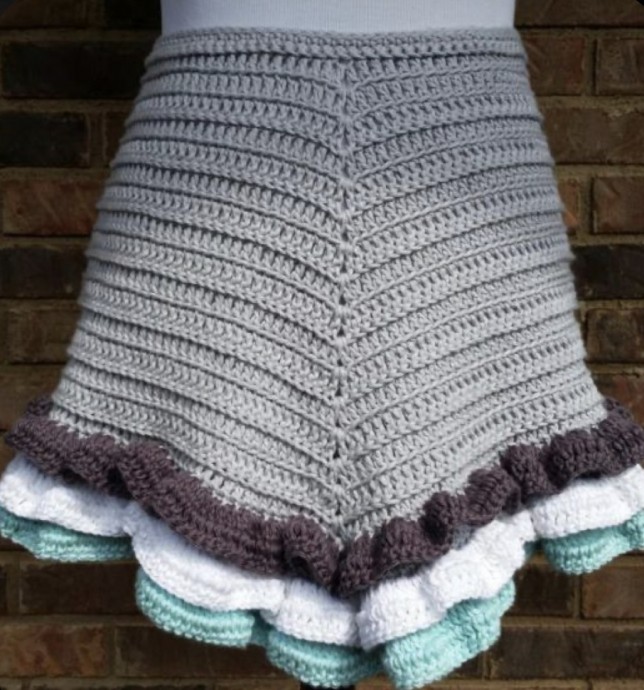 Free Crochet Ruffle Apron Pattern