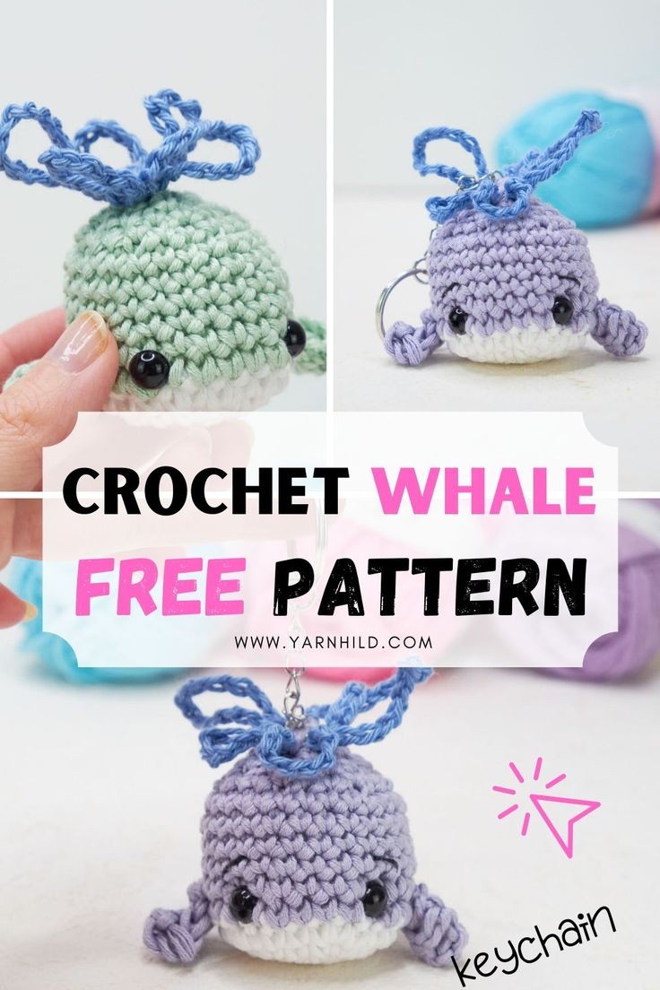 Adorable Crochet Whale – FREE CROCHET PATTERN — Craftorator