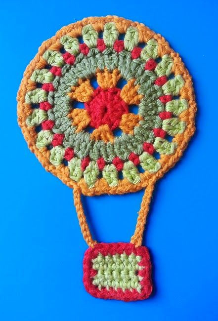 Crochet Hot Air Balloon Mandala