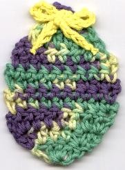 Crochet Easter Egg Coaster