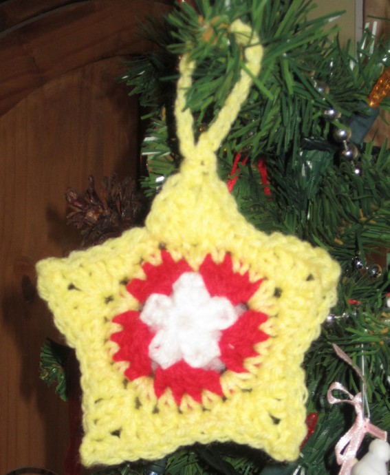 Crochet Granny Square Star