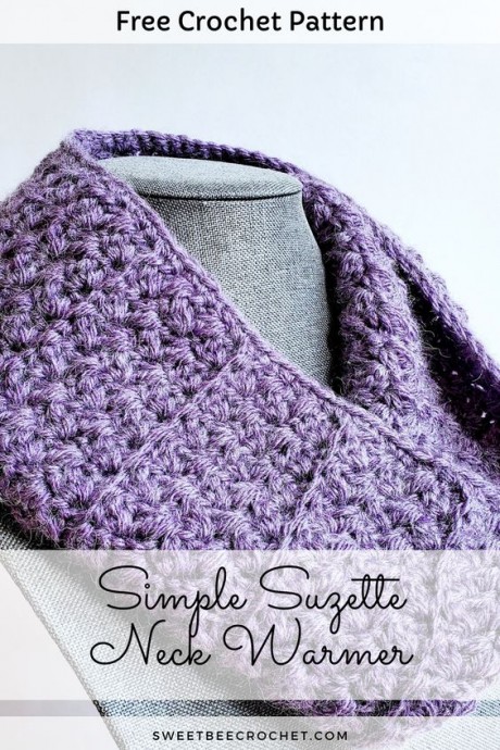 Crochet Suzette Neck Warmer – Free Crochet Pattern
