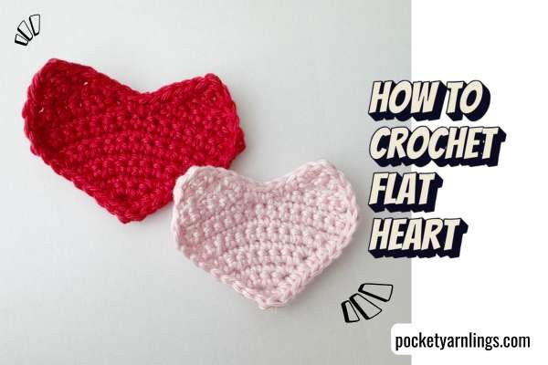 Crochet Flat Heart