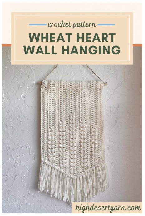 Wheat Heart Wall Hanging