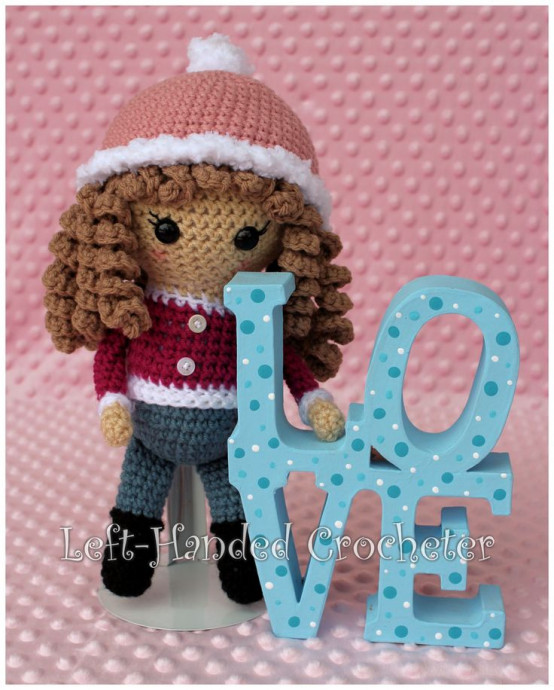 Crochet Val the Valentine Girl