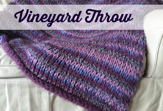 Crochet Vineyard Throw Blanket