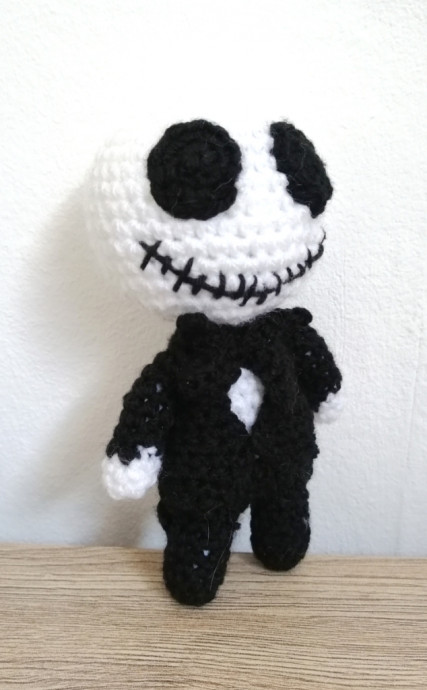 Crochet Chibi Jack Skellington Amigurumi