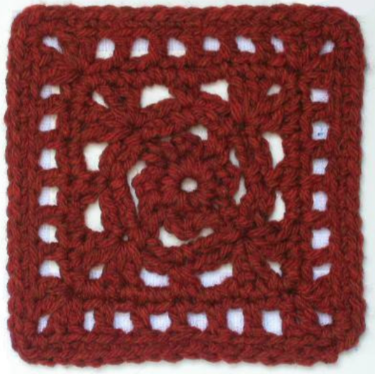 Crochet Afghan Washcloth