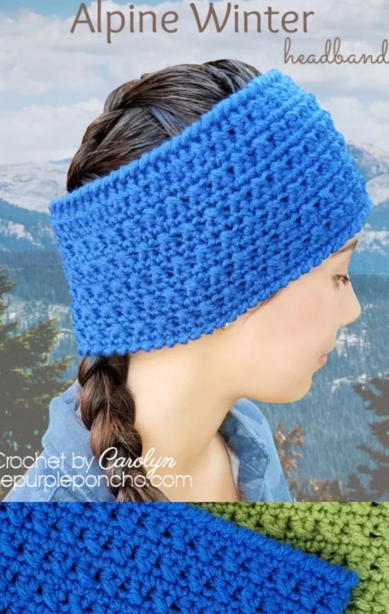 Crochet Alpine Winter Headband