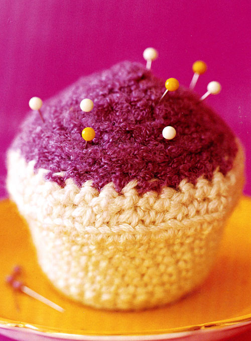 Crochet Cupcake Pincushion