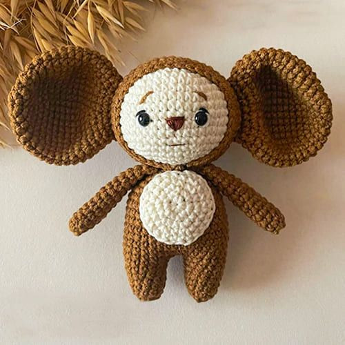 Crochet Cheburashka Monkey Amigurumi