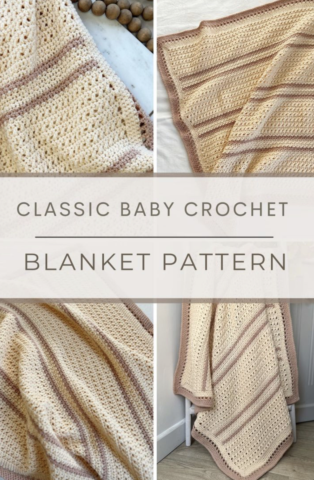 Free Classic Baby Blanket Crochet Pattern – FREE CROCHET PATTERN ...