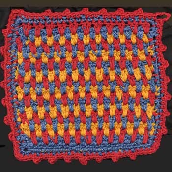 Crochet Arlequin Potholder