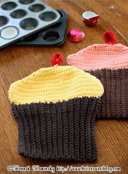 Crochet Cupcake Potholders