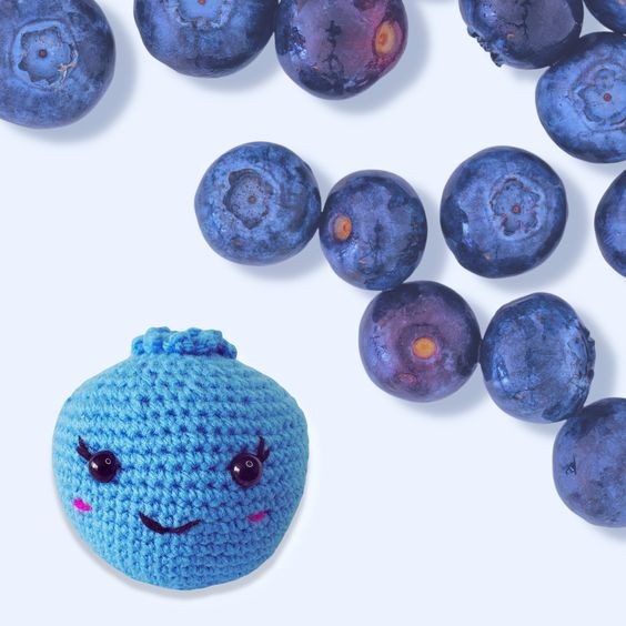 Crochet Blueberry Amigurumi