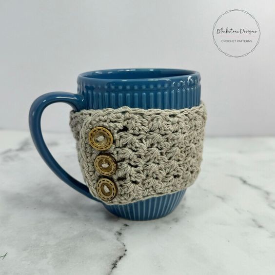 Crochet Suzette Stitch Jar Cozy