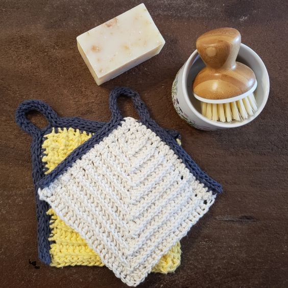 Crochet Neat and Tidy Dishcloth