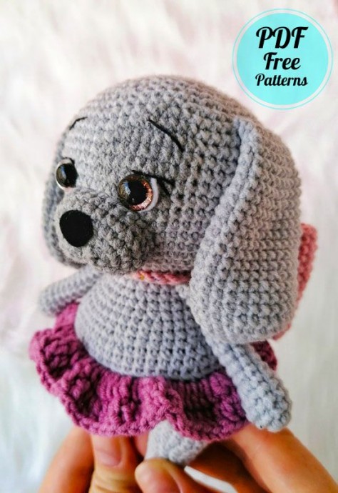 Crochet Doggy Betty Amigurumi