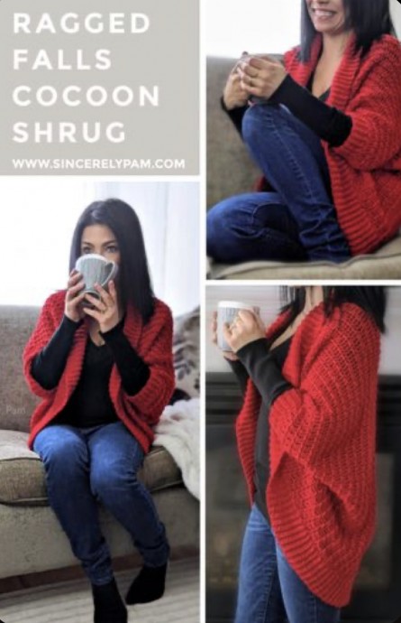 Ragged Falls Cocoon Shrug