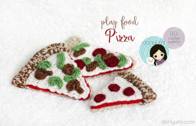 Crochet Adorable Pizza