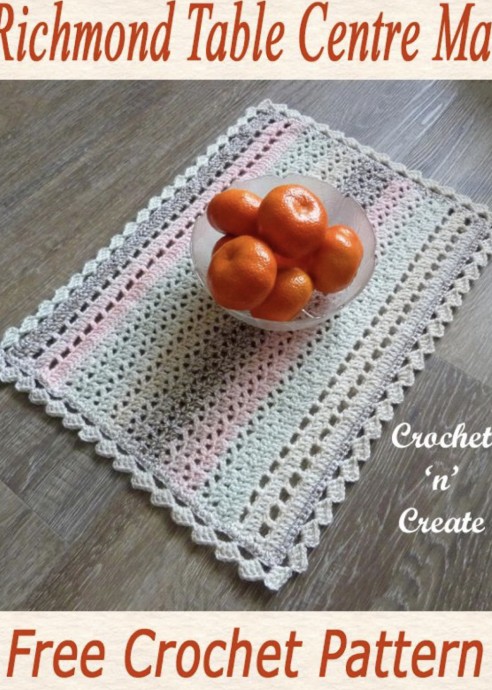 Free Crochet Pattern: Richmond Table Centre Mat