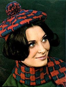 Crochet Beret and Scarf