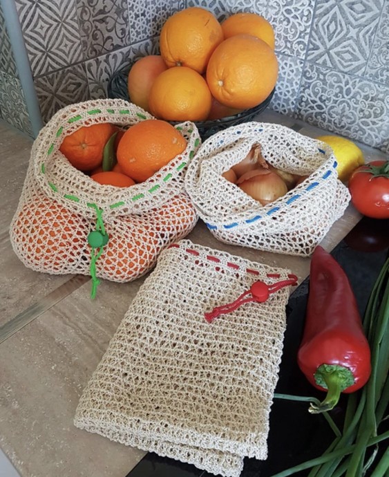 Free Crochet Pattern: Reusable Produce Bag