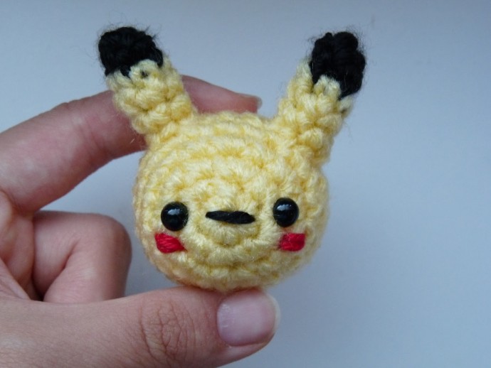 Crochet Chubby Pikachu