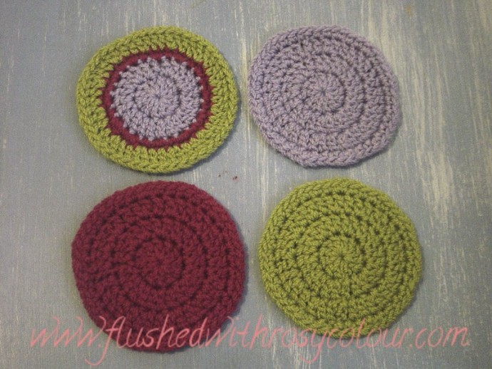 Crochet Simple Circle Coasters