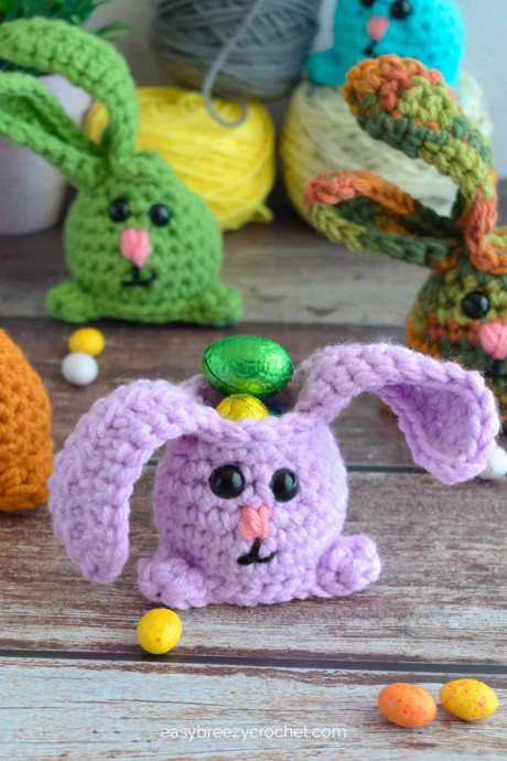 Crochet Bunny Pouch