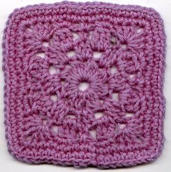 Crochet Granny Frilly Square