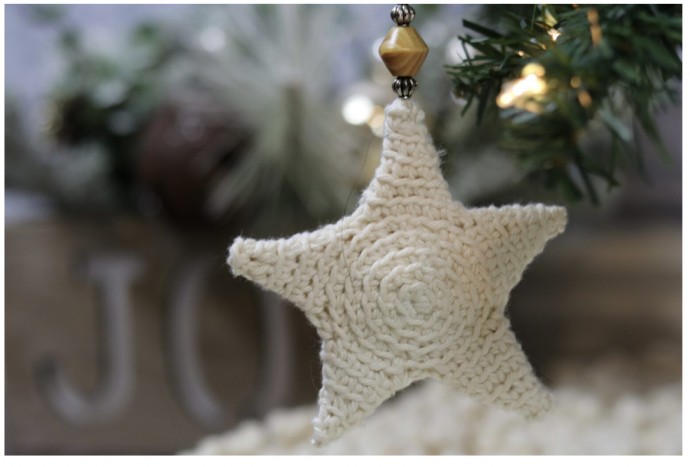 Rustic Star Ornament