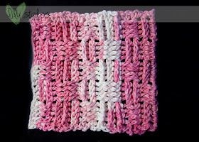 Crochet Basket Weave Washcloth