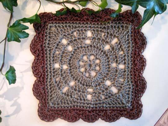 Crochet Vintage Wheel Square